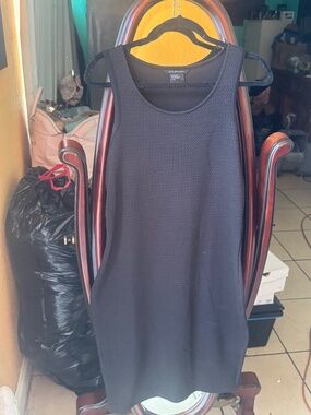 Armani Exchange Black Long Maxi Dress